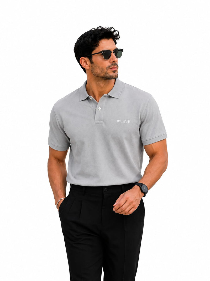 Gray Polo Shirt