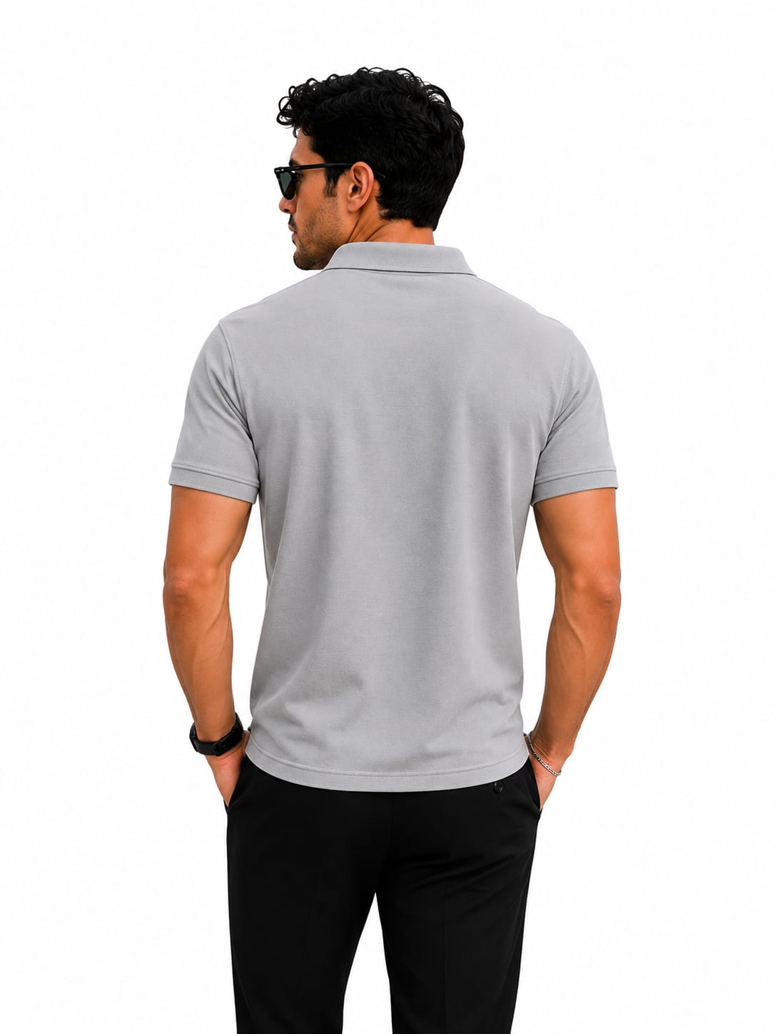 Gray Polo Shirt