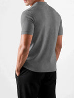 munVR GREY Stitchless Polo