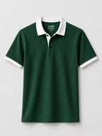 munVR Deep Forest Contrast J/C Polo Deep Forest Contrast J/C Polo