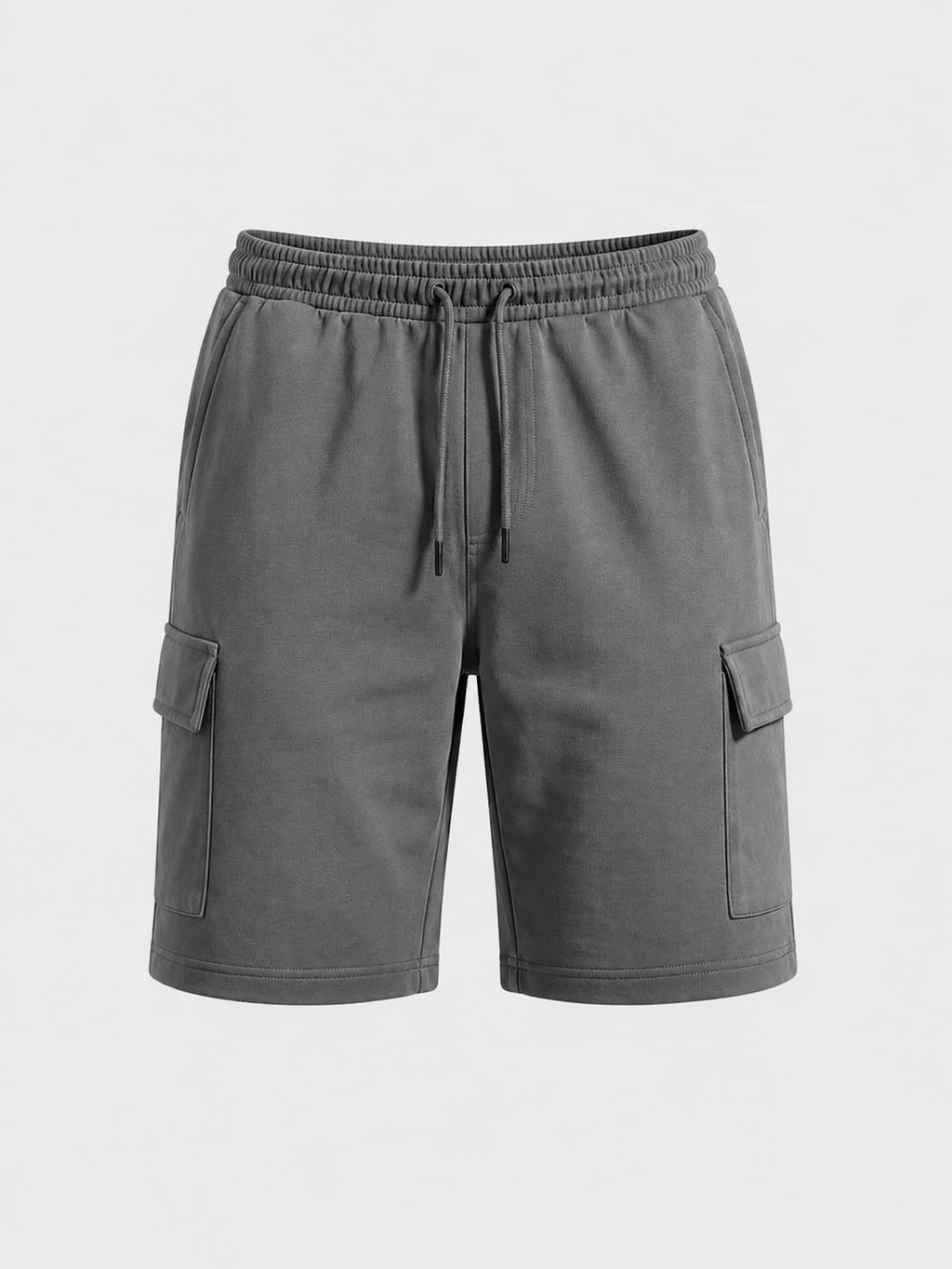 Stone Grey - Utility Cargo Shorts