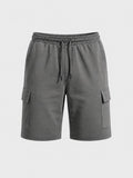 Stone Grey - Utility Cargo Shorts