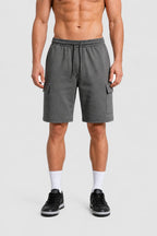 Stone Grey - Utility Cargo Shorts