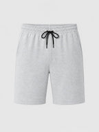 MUNVR Everyday Cargo Shorts - Soft Grey Relaxed Fit