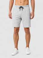 MUNVR Everyday Cargo Shorts - Soft Grey Relaxed Fit