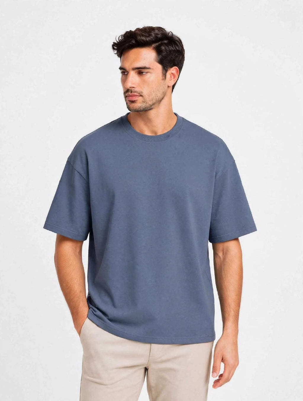 munVR Dusty Blue oversized T shirt