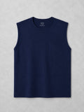 munVR Airloop Navy Sleeve Less Tshirt