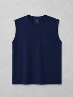 munVR Airloop Navy Sleeve Less Tshirt