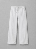 Off-White Minimal Tapered Trousers - Everyday Comfort | m u n V R