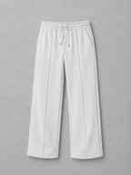 Off-White Minimal Tapered Trousers - Everyday Comfort | m u n V R