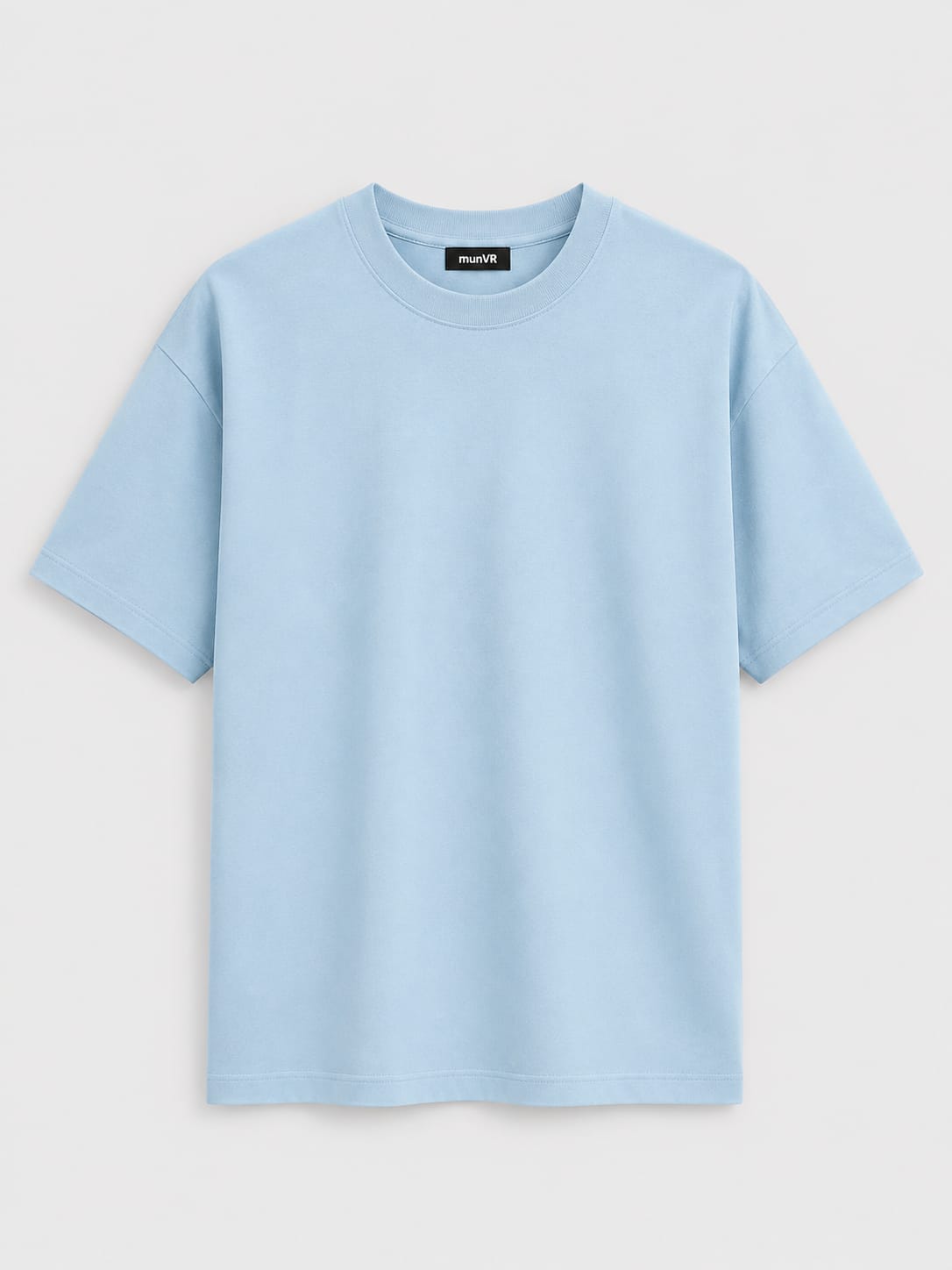 munVR light Blue Oversized Tshirt