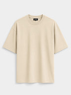 munVR Cream Oversized Tshirt