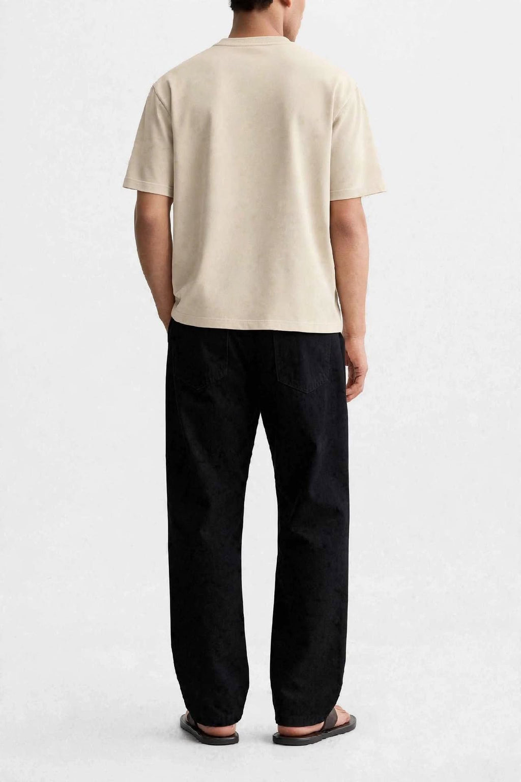 munVR Cream Oversized Tshirt