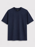 munVR Navy blue Oversized T-shirt