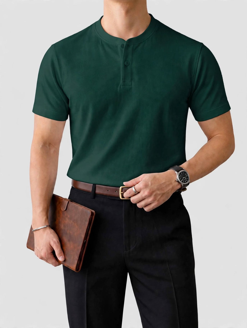 munVR Tapered Fit Ponderosa Pine Henley