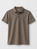 munVR BROWN Stitchless Polo