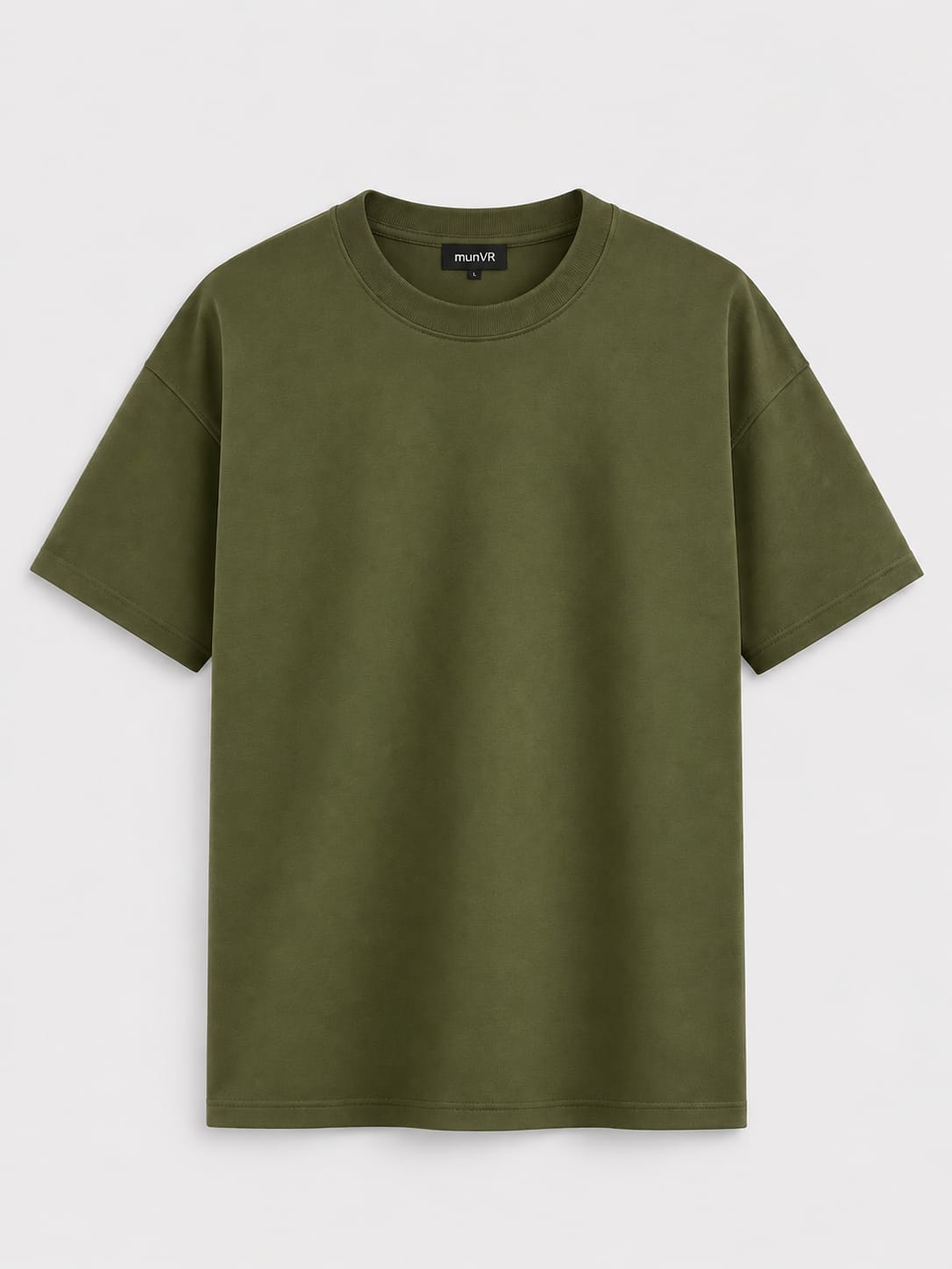 munVR Olive oversized T-shirt