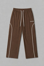 munVR Brown Arc Track Pants