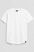 munVR Luxeknit Hunter White shirt (Curved Hem design)