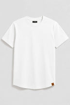 munVR Luxeknit Hunter White shirt (Curved Hem design)