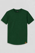 munVR Luxeknit Hunter Green shirt (Curved Hem design)