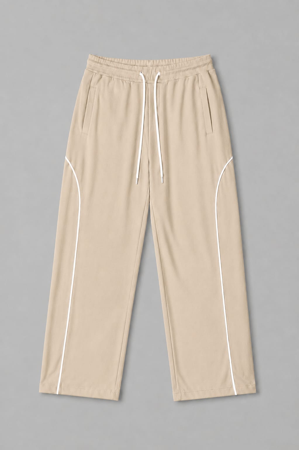 munVR Beige Arc Track Pants