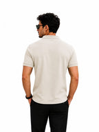 Cream Polo Shirt