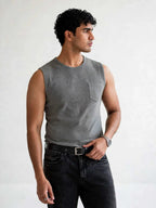 munVR Airloop GREY Sleeve Less Tshirt