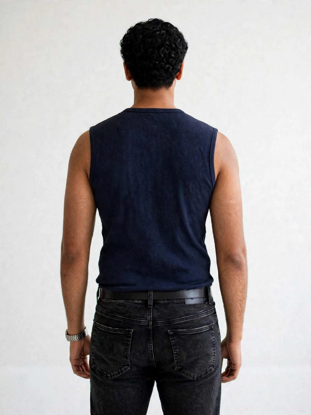 munVR Airloop BLACK Sleeve Less Tshirt