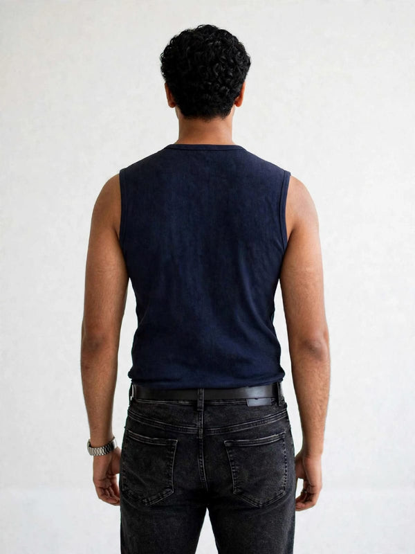 munVR Airloop BLACK Sleeve Less Tshirt