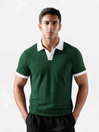 munVR Deep Forest Contrast J/C Polo Deep Forest Contrast J/C Polo