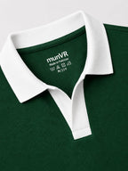 munVR Deep Forest Contrast J/C Polo Deep Forest Contrast J/C Polo