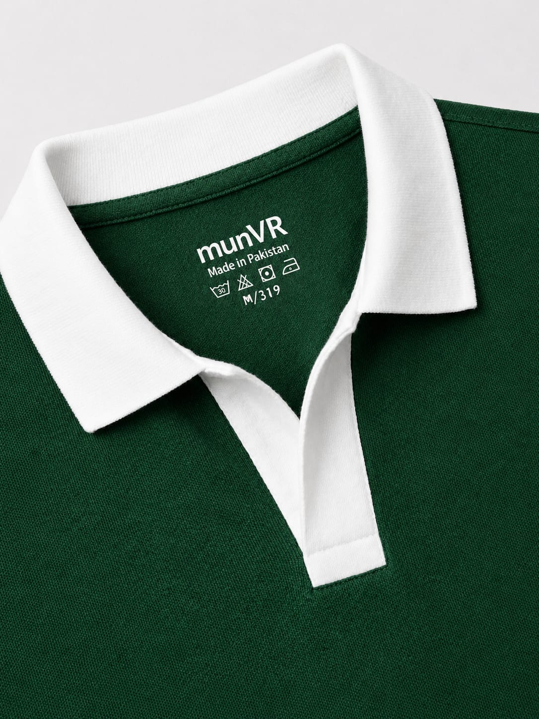munVR Deep Forest Contrast J/C Polo Deep Forest Contrast J/C Polo