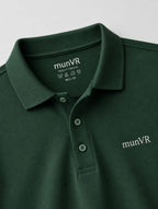 munVR GREEN Stitchless Polo