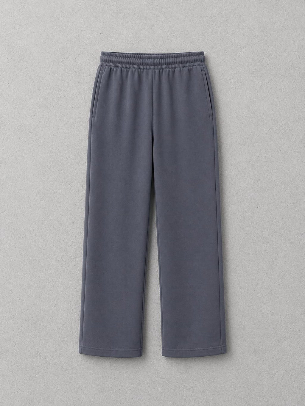 Midnight Grey - Premium Wide Leg Trousers