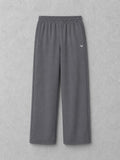 MunVR-Soft Gray Relaxed Straight Fit Trousers - Everyday Minimal