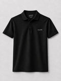munVR BLACK Stitchless Polo