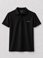 munVR BLACK Stitchless Polo