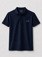 munVR NAVY Stitchless Polo