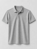 munVR GREY Stitchless Polo