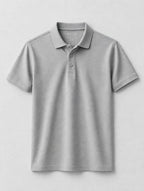 munVR GREY Stitchless Polo