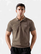 munVR BROWN Stitchless Polo