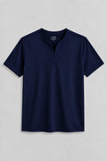 munVR Navy Light Scuba Henley