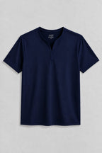 munVR Navy Light Scuba Henley
